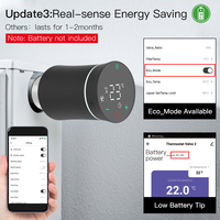 MoesHouse ZigBee3.0 TRV Tuya nowy zawór siłownika grzejnika inteligentny programowalny termostat sterowanie grzałką temperatury Alexa Google sterowanie głosowe zdalne sterowanie aplikacjami 5